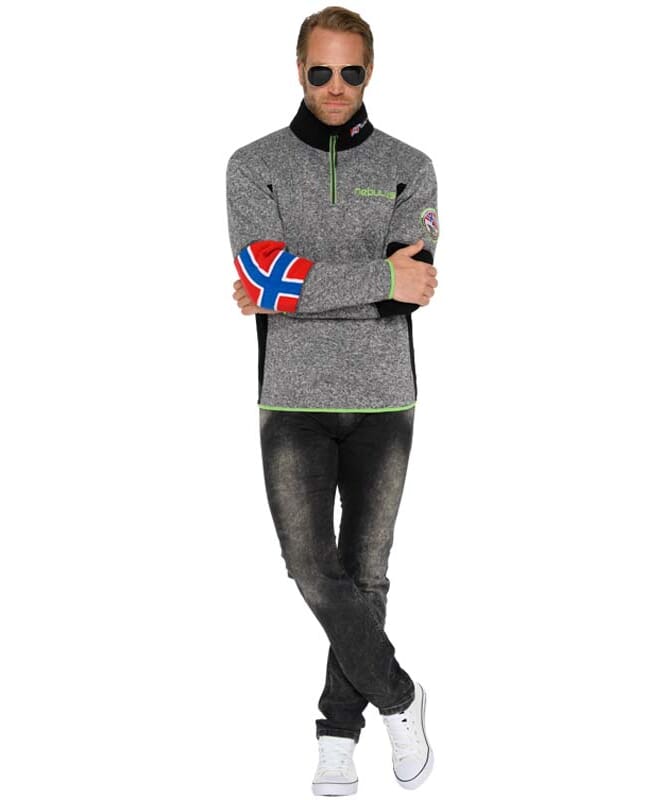 Nebulus Fleecepullover PAO Herren Kostenloser Versand international