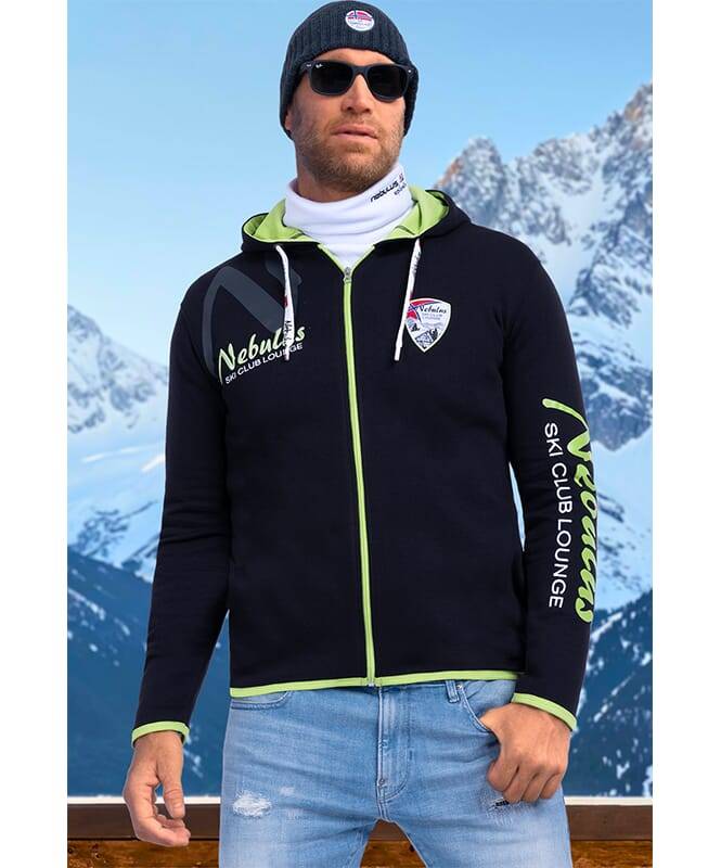 Nebulus Sweatjacke CLUBLOUNGE Herren zollfrei