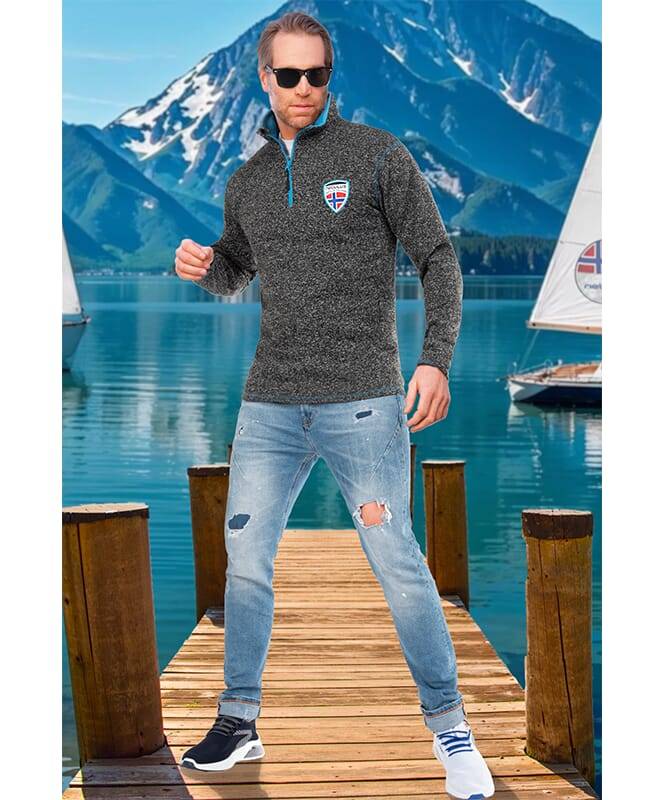 Nebulus Fleecepullover KYLE Herren Black Friday