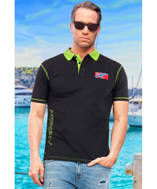 Nebulus Poloshirt ALEO Herren Heißer Verkauf