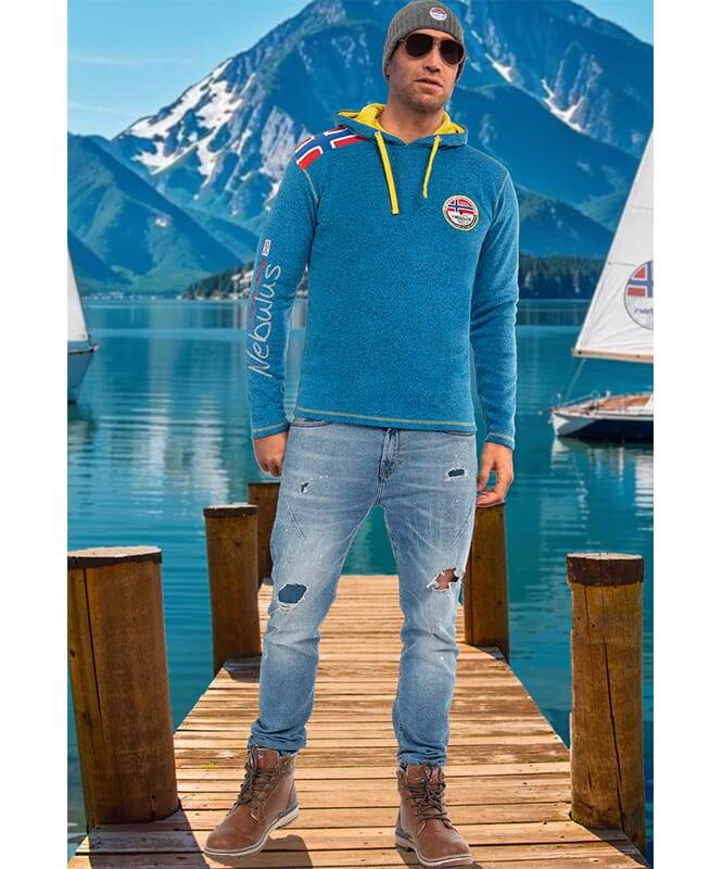 Nebulus Fleecepullover FLAGGY Herren Exklusive Angebote