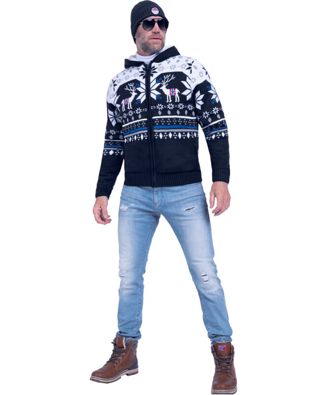 Nebulus Norweger Jacke Hoody mit Teddyfell NORON Herren Vierteljährliche Förderung