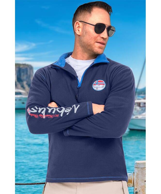 Nebulus Fleecepullover BRENT Herren Outlet
