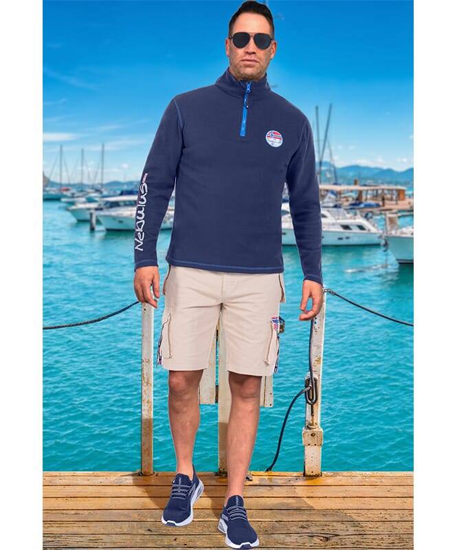 Nebulus Fleecepullover BRENT Herren Outlet
