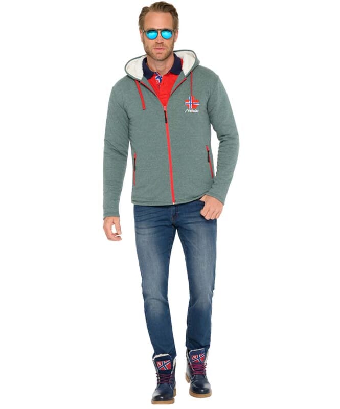 Nebulus Fleecejacke mit Teddyfell BRITANNIA Herren Rabatt