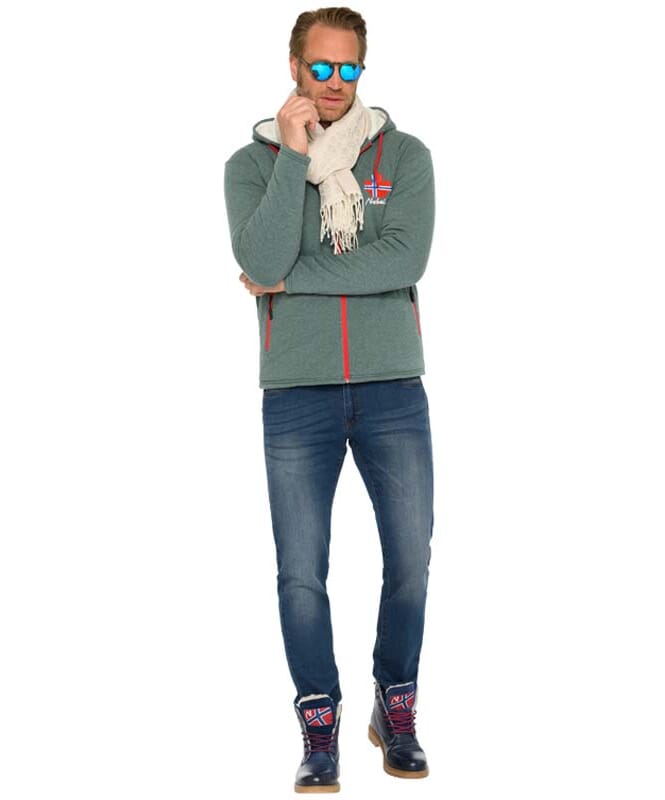 Nebulus Fleecejacke mit Teddyfell BRITANNIA Herren Rabatt