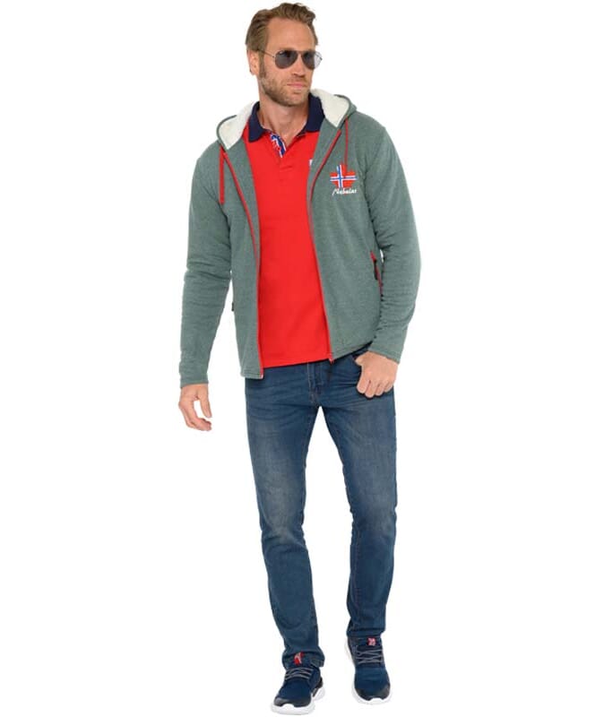 Nebulus Fleecejacke mit Teddyfell BRITANNIA Herren Rabatt