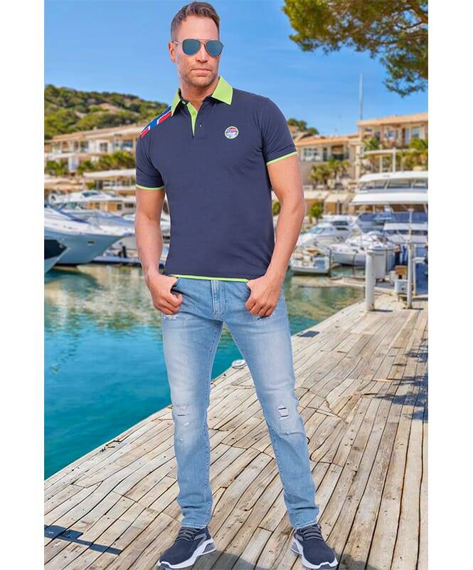 Nebulus Poloshirt NEBFLAG Herren Saisonschlussverkauf