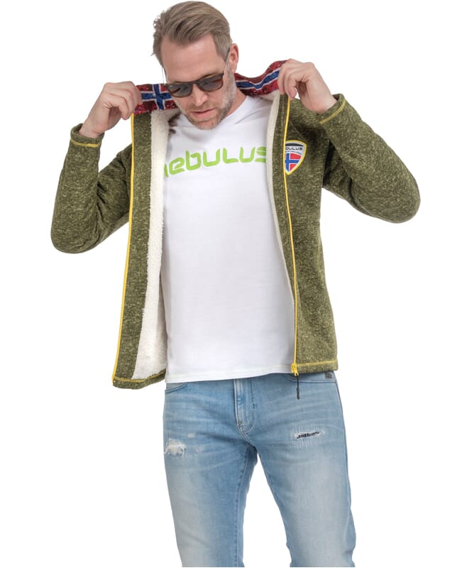 Nebulus Fleecejacke mit Teddyfell LAGONDA Herren Weihnachtsangebot