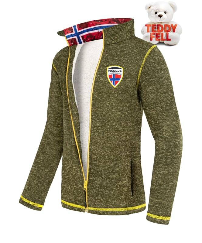 Nebulus Fleecejacke mit Teddyfell LAGONDA Herren Weihnachtsangebot
