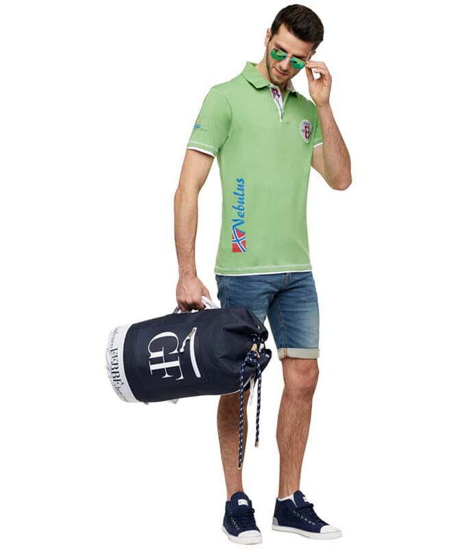 Nebulus Polo-Shirt ORANGE Herren Lagerräumung