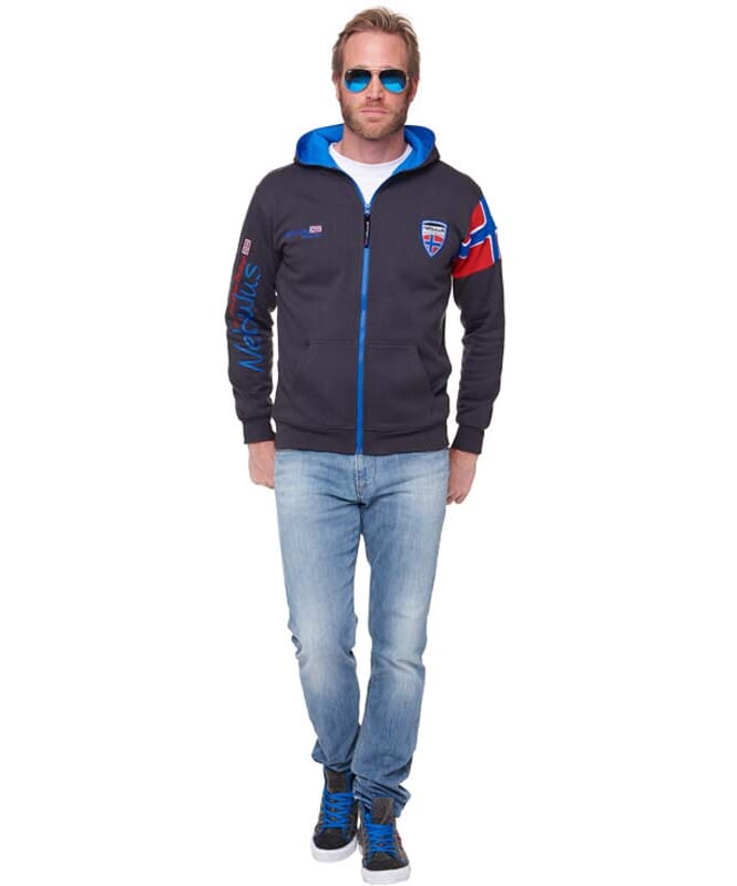 Nebulus Sweatjacke PIJRI Herren Letzter Tag
