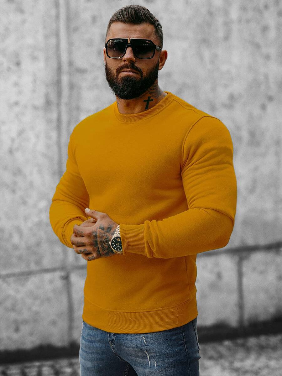 Ozonee Herren Trainingsanzug Camel OZONEE 07 Bestseller