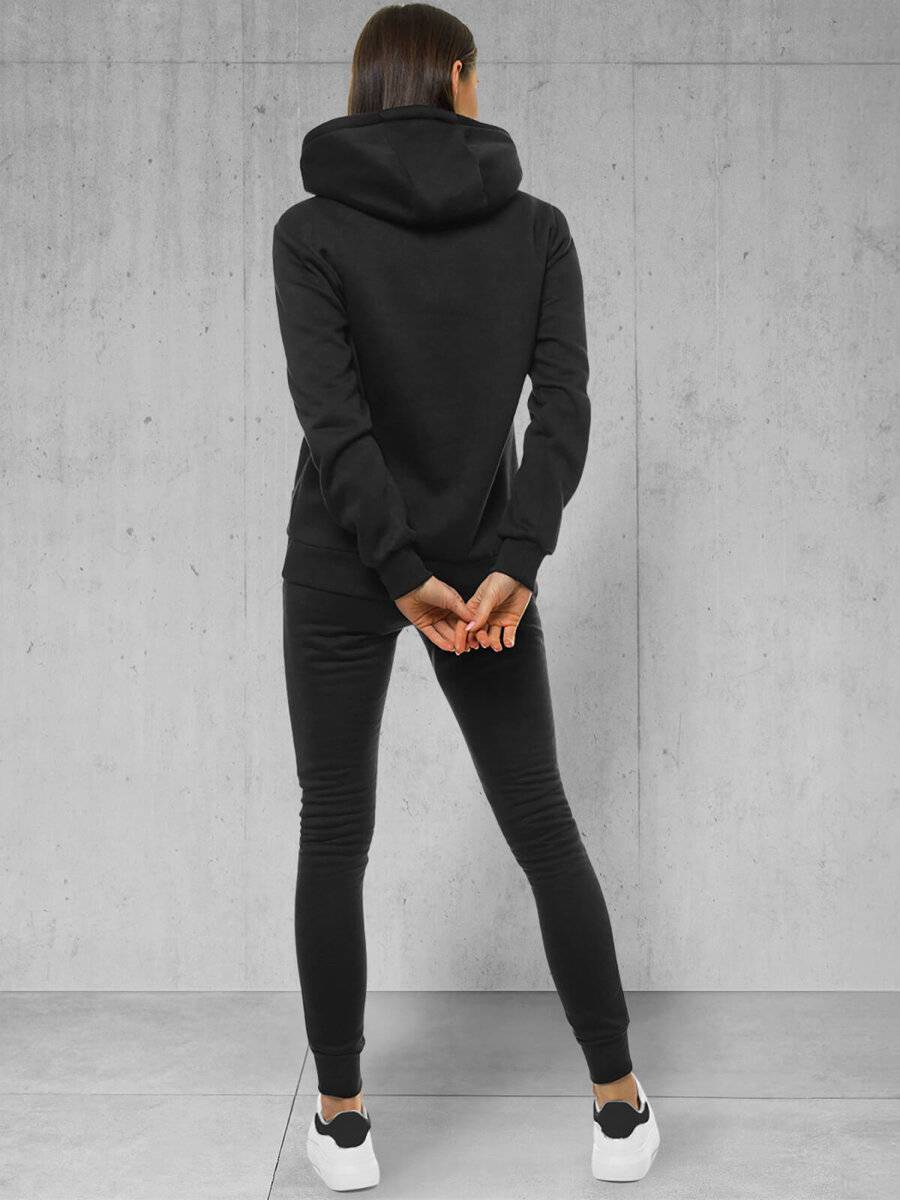 Ozonee Damen Trainingsanzug Schwarz OZONEE 33 Neueste Stile