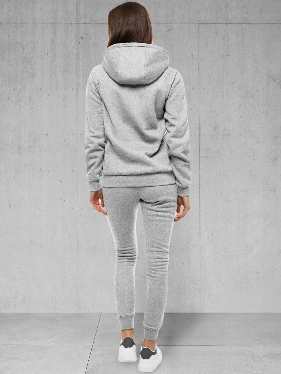Ozonee Damen Trainingsanzug Grau OZONEE 22 Bis zu 50% Rabatt