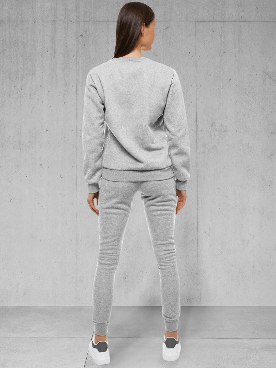 Ozonee Damen Trainingsanzug Grau OZONEE 20 Bis zu 60% Rabatt
