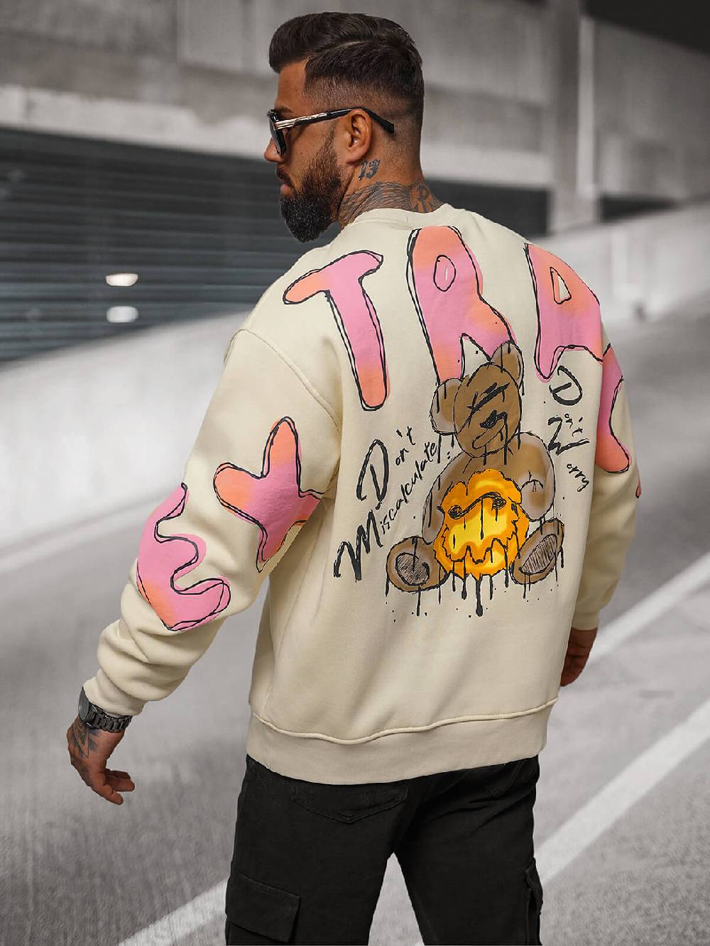 Ozonee Sweatshirts für Paare 17 Beige Bis zu 55% Rabatt