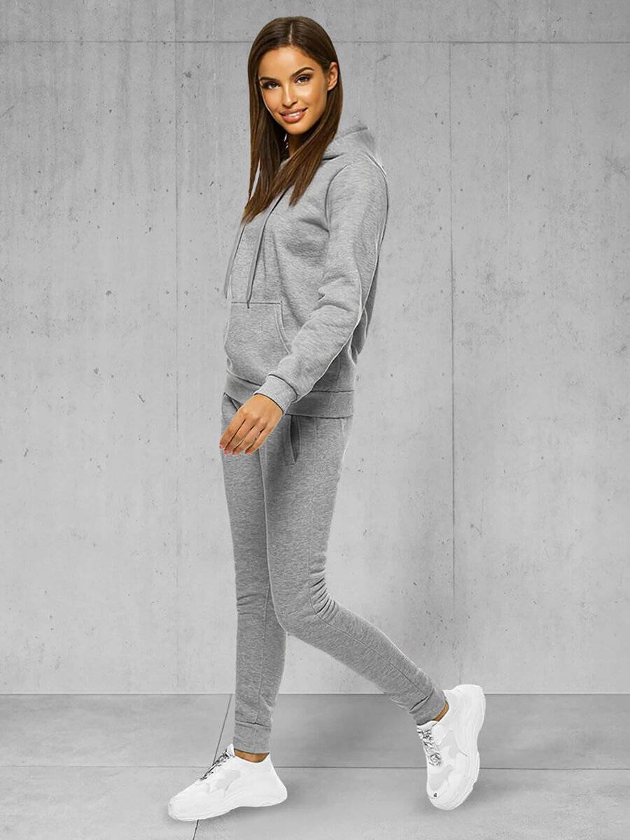 Ozonee Zweiteiliges Trainingsanzug-Set Grau OZONEE JS/CKW02 Vatertagsangebot