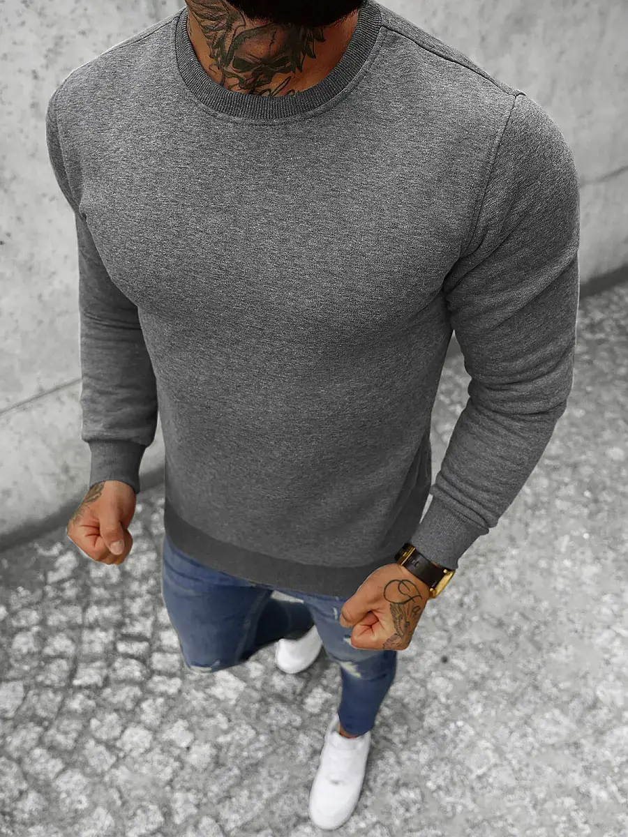 Ozonee Herren Sportanzug Anthrazit OZONEE JS/XW2001 Online Outlet
