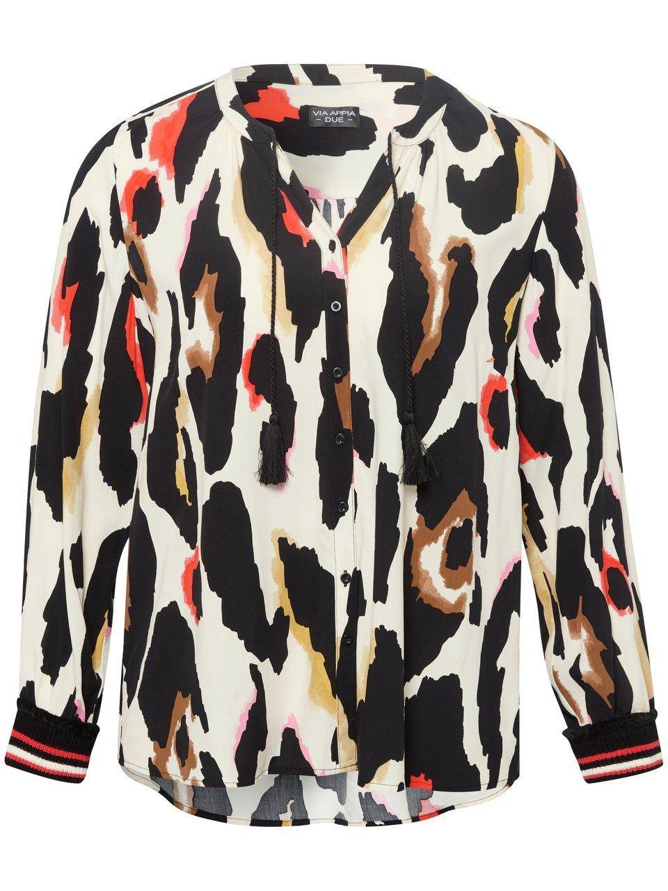 Via Appia Due Long-Bluse mit V-Ausschnitt Begrenzt auf 3 Tage