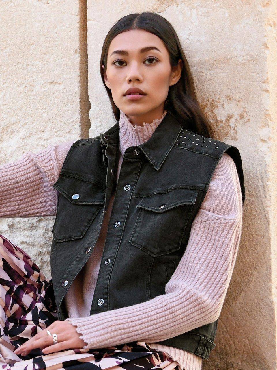 Andjel Jeansweste im Oversized-Style Günstiger Verkauf