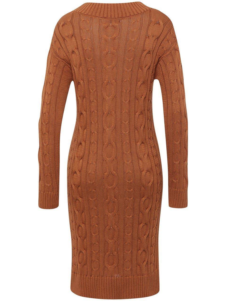 Peter Hahn Strickkleid mit Rundhals-Ausschnitt Preisnachlass