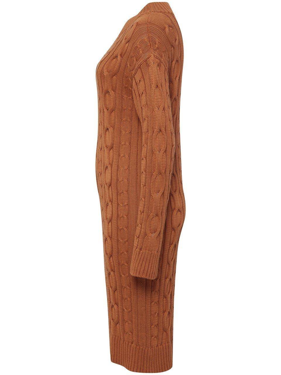 Peter Hahn Strickkleid mit Rundhals-Ausschnitt Preisnachlass