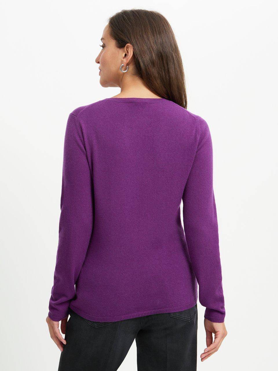 include Rundhals-Pullover aus Schurwolle und Kaschmir Online