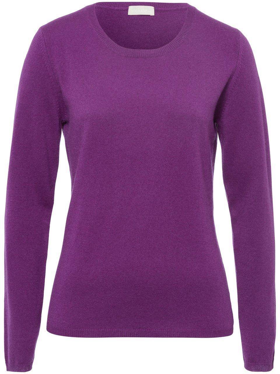 include Rundhals-Pullover aus Schurwolle und Kaschmir Online