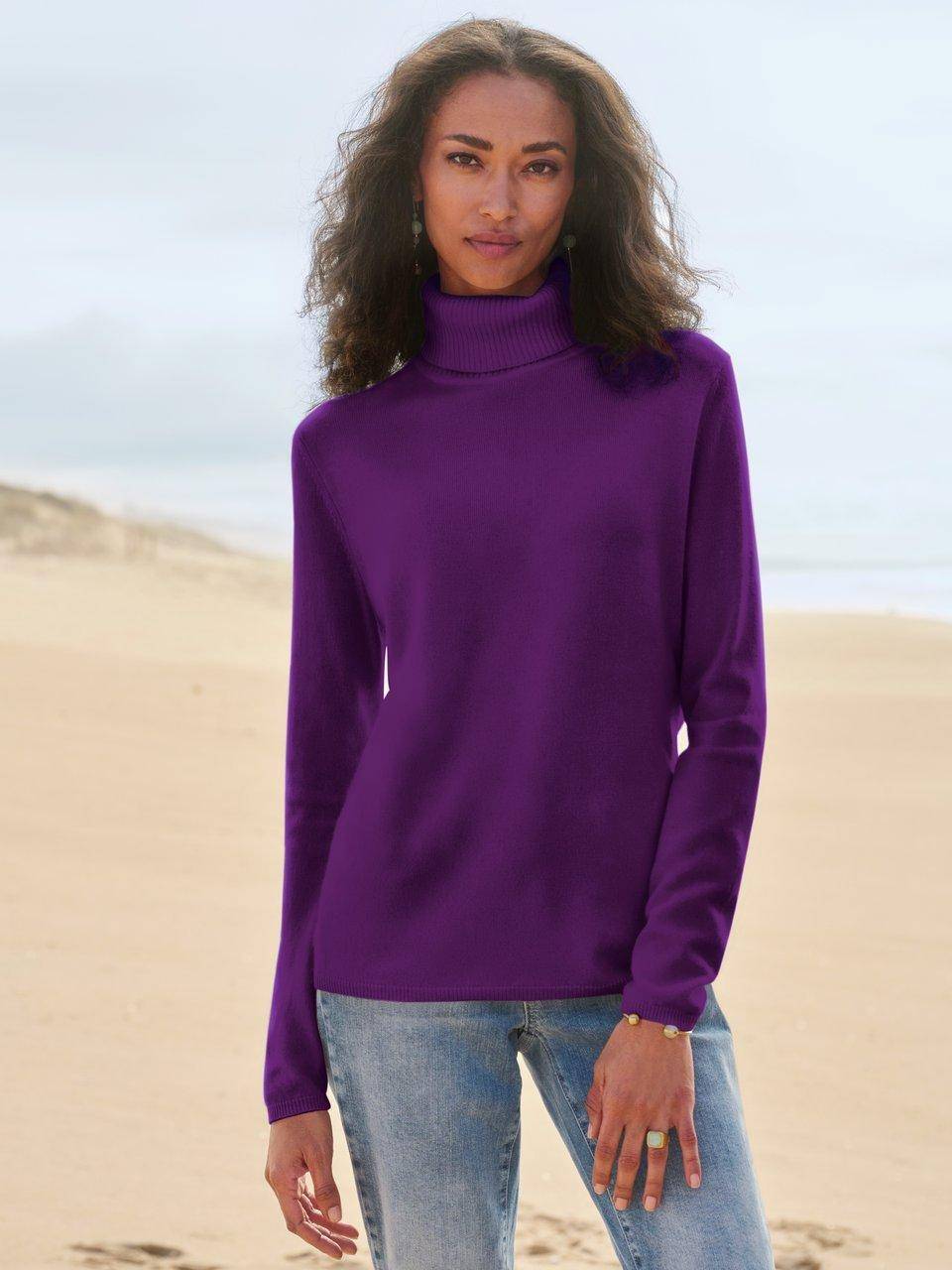 include Rollkragen-Pullover aus Schurwolle und Kaschmir Verkauf