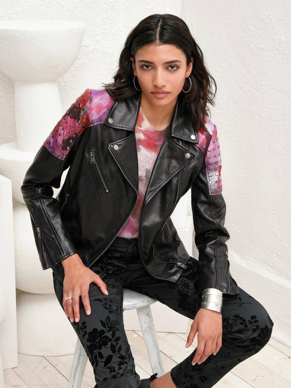 TALBOT RUNHOF X PETER HAHN Lederjacke Exklusive Angebote