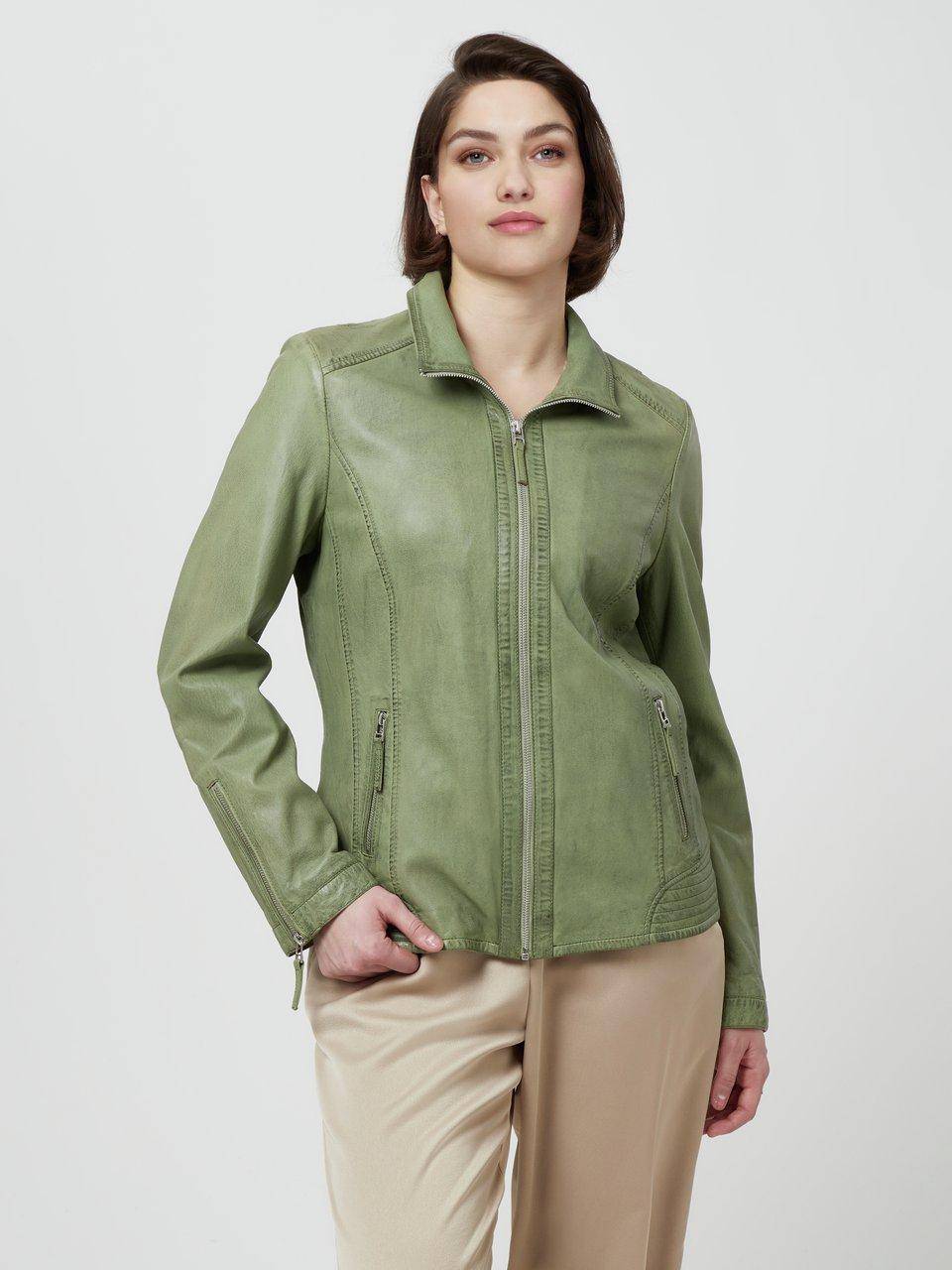 Emilia Lay Lederjacke Große Rabatte