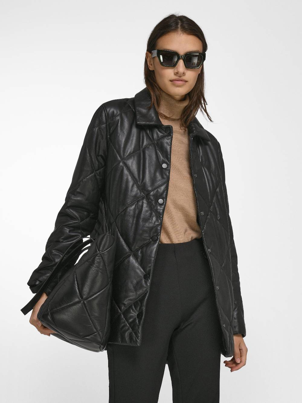 TALBOT RUNHOF X PETER HAHN Stepp-Lederjacke