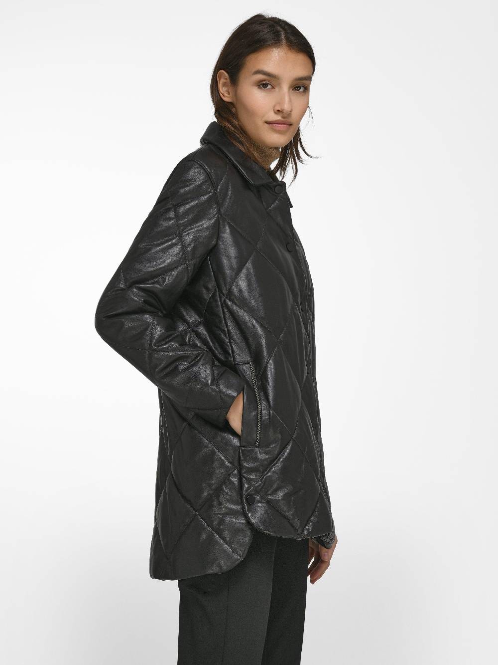 TALBOT RUNHOF X PETER HAHN Stepp-Lederjacke Letzte 3 Tage