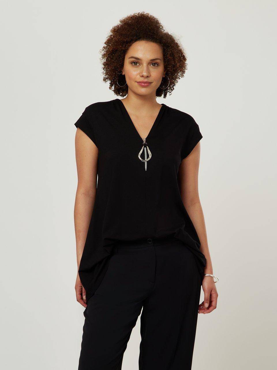 Doris Streich Long-Shirt mit tiefem V-Ausschnitt Vatertagsangebot
