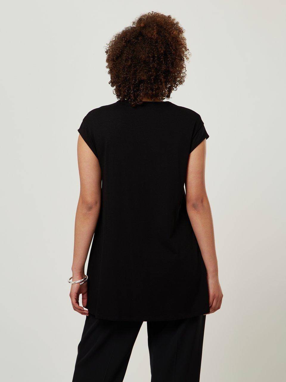 Doris Streich Long-Shirt mit tiefem V-Ausschnitt Vatertagsangebot