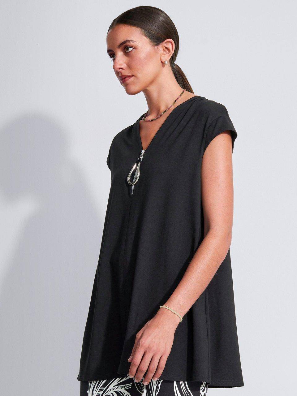 Doris Streich Long-Shirt mit tiefem V-Ausschnitt Vatertagsangebot