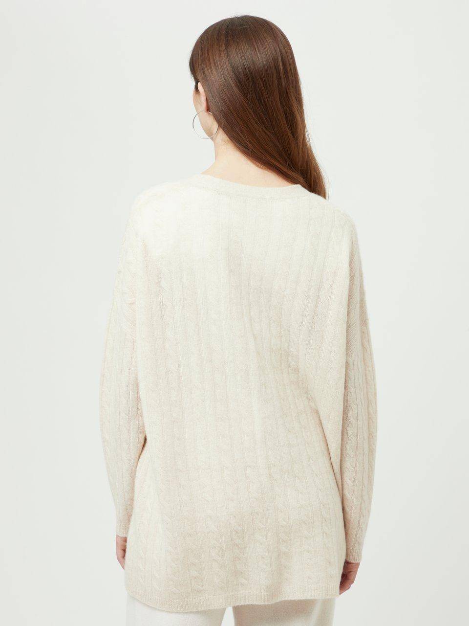 include Long-Strickjacke Großer Ausverkauf