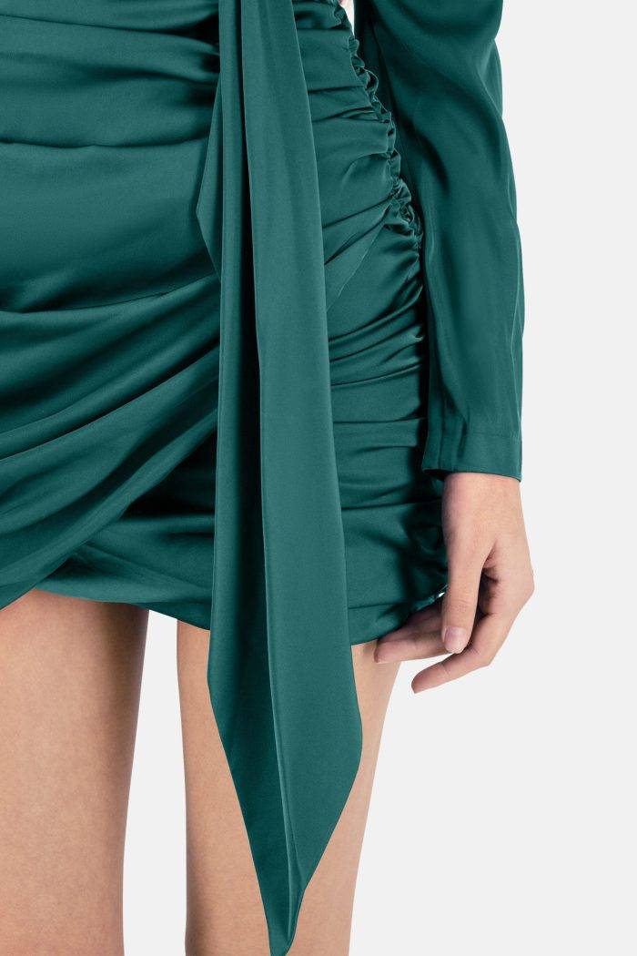 Prestije Minikleid Drapiert Tägliche Deals