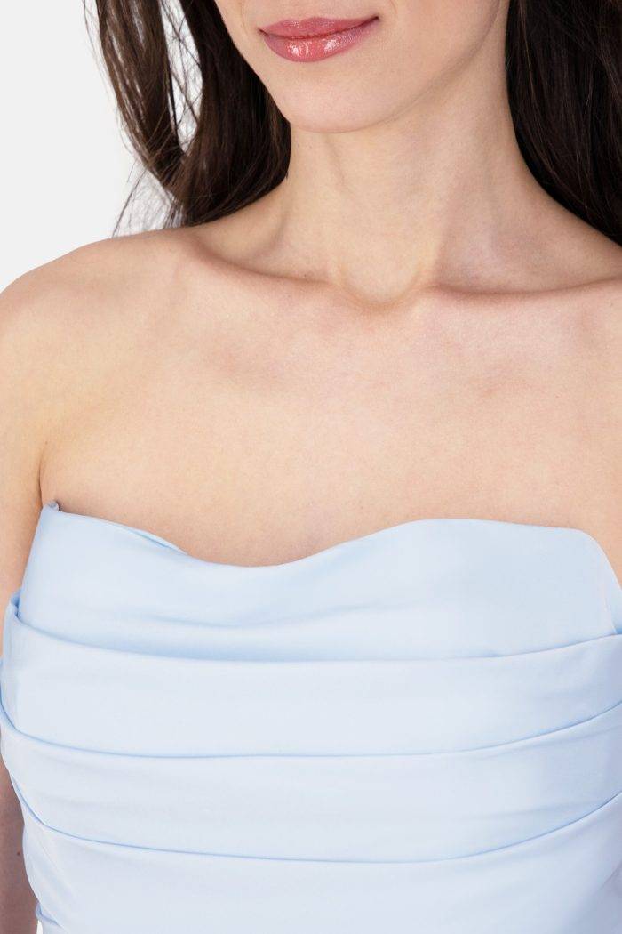 Prestije Maxikleid Satin Rückenfrei Letzte 3 Tage