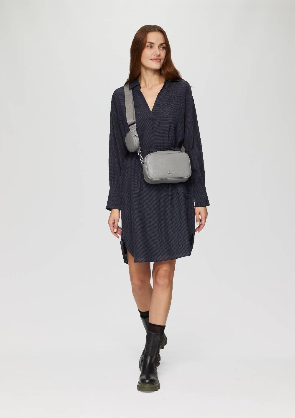 s.Oliver Camera-Bag aus Lederimitat Online Outlet