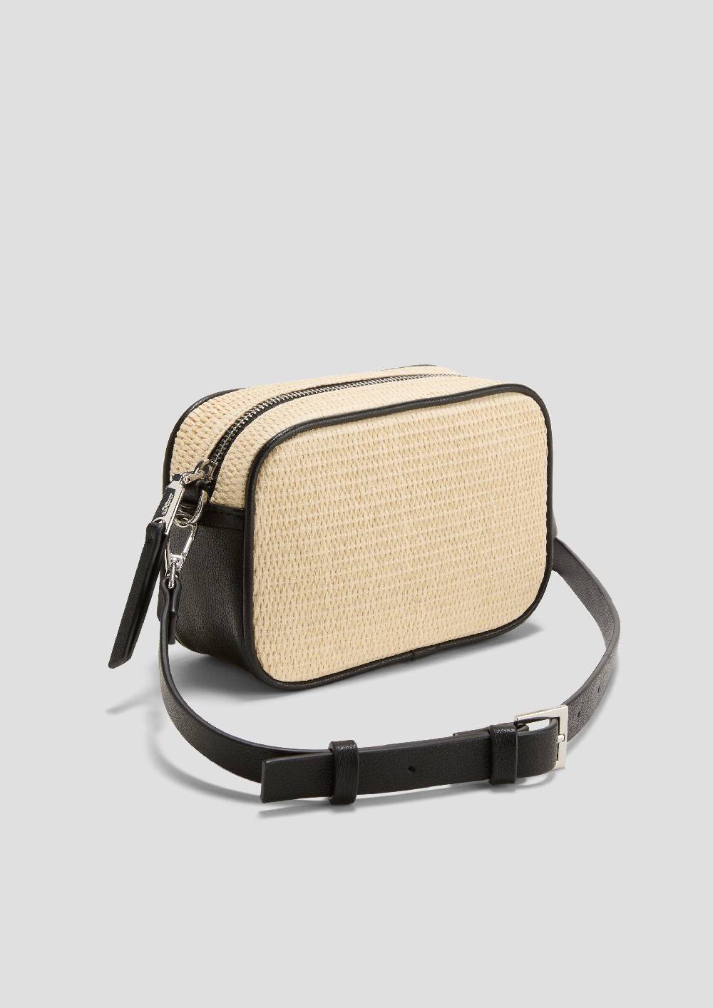 s.Oliver Schultertasche in Bast-Optik Sonderangebote