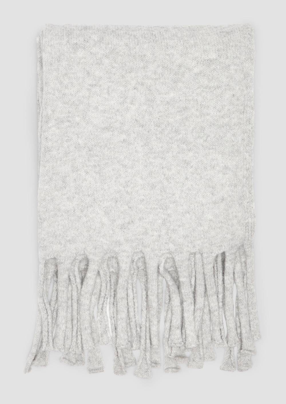 s.Oliver Gestrickter Schal mit Fransen Black Friday Preise