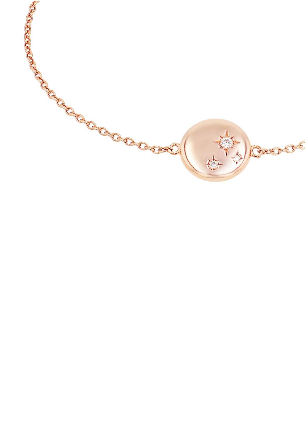 s.Oliver rosévergoldet Silber-Armband mit Stern-Motiv Sonderangebot