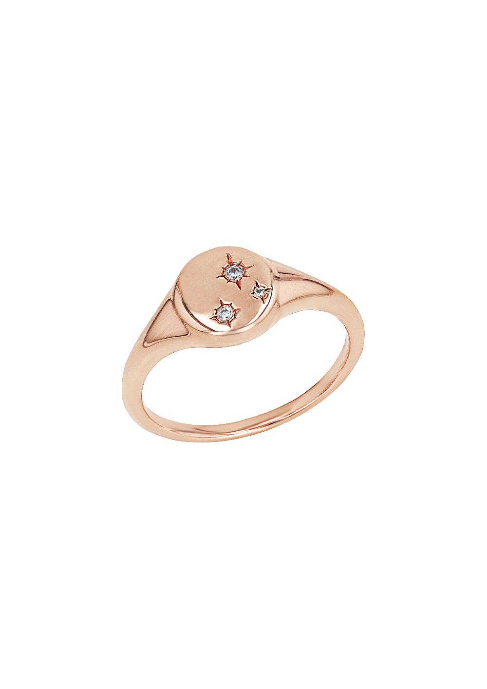 s.Oliver rosévergoldeter Silber-Ring mit Zirkonia-Steinen Begrenztes Angebot