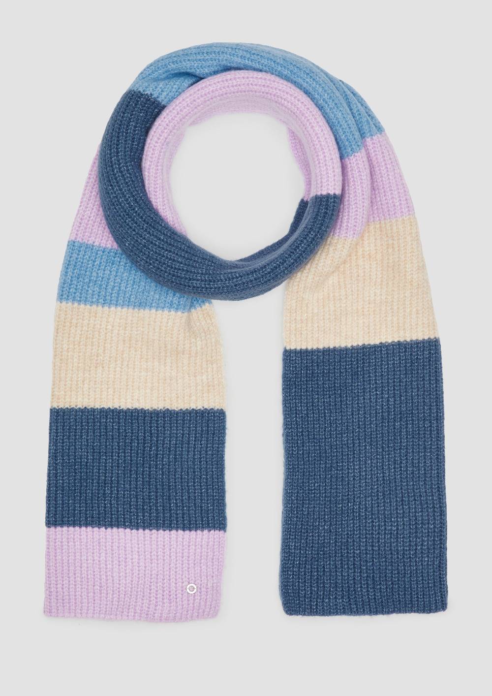 s.Oliver Gestreifter Strickschal Blitzangebot