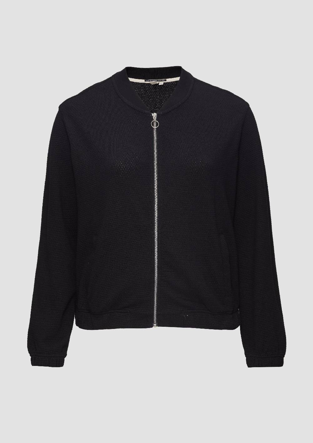 s.Oliver Strukturierter Sweat-Blouson aus Baumwollmix Neuheiten