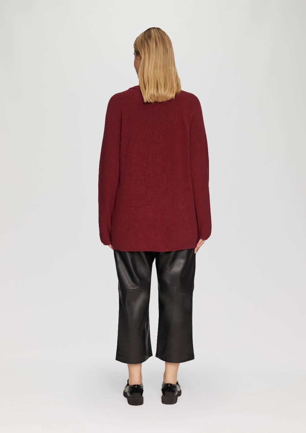 s.Oliver Strickpullover mit V-Ausschnitt im Loose Fit Zeitbegrenzte Promotion
