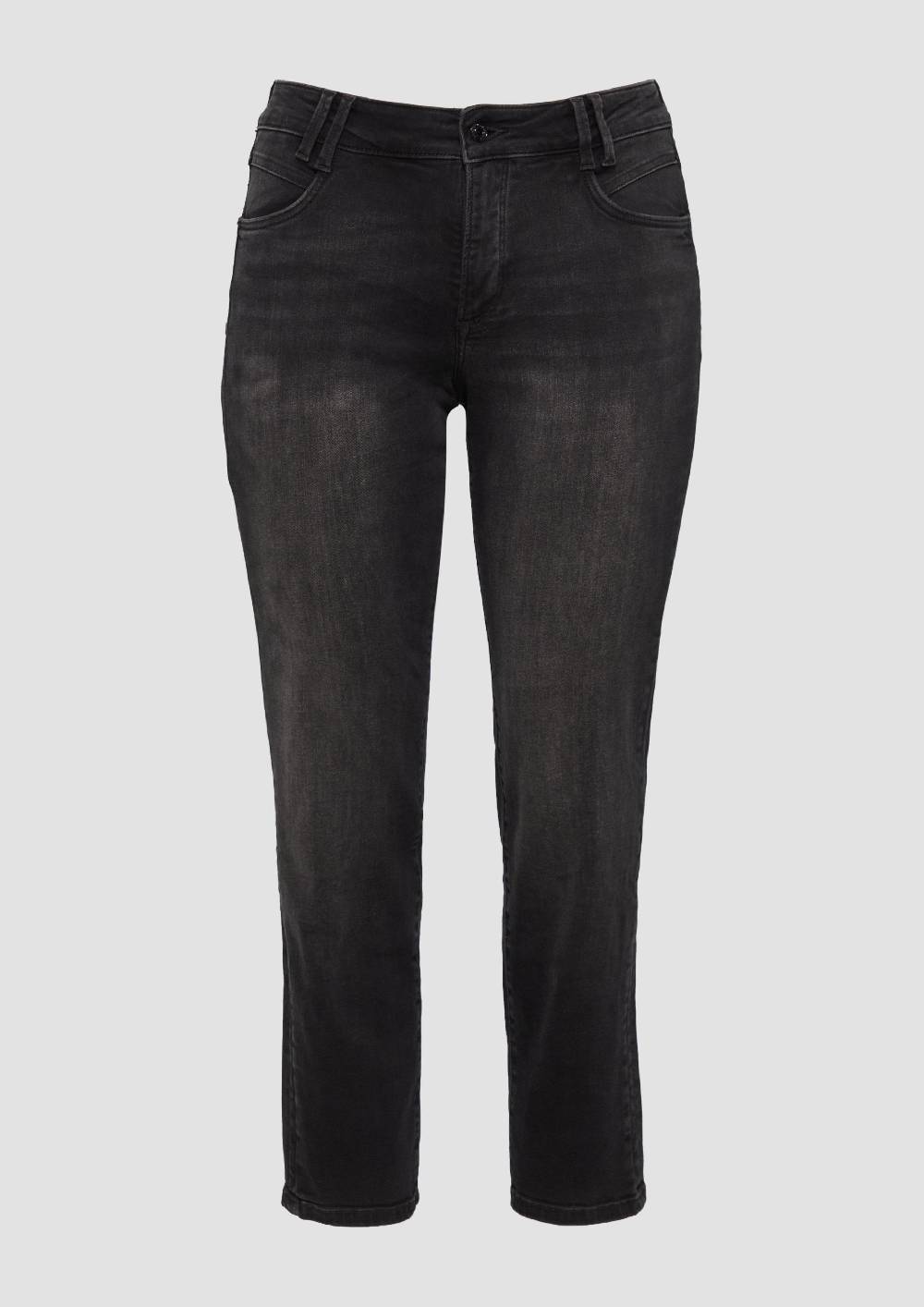 s.Oliver Jeans / Curvy Fit / Mid Rise / Semi Wide Leg Sonderangebot der Fabrik