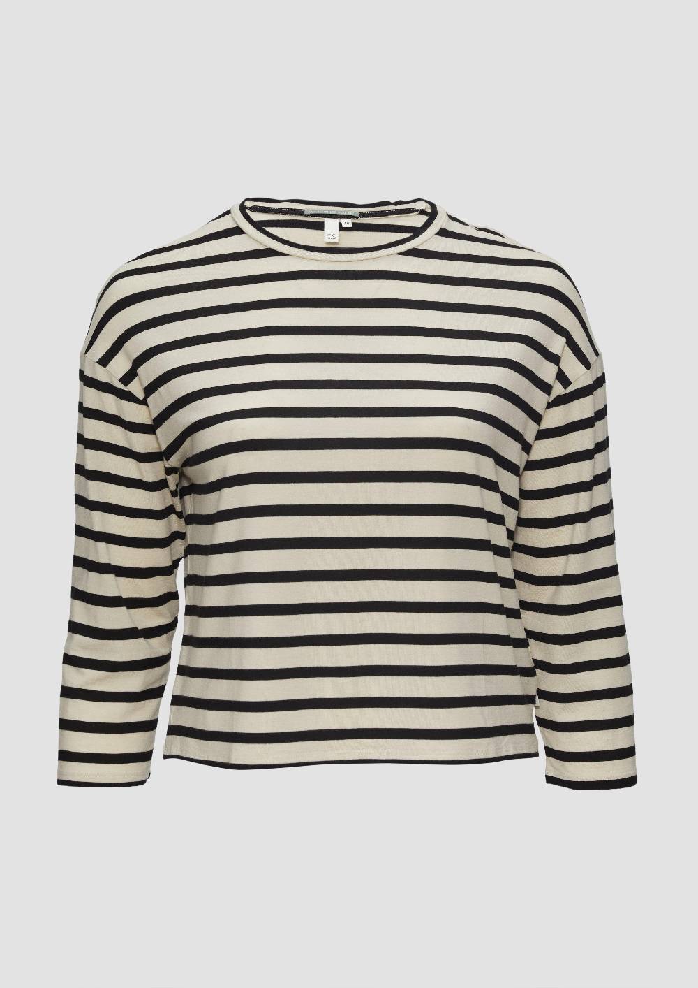 s.Oliver Cropped Langarmshirt aus Lyocellmix Kostenloser Versand international